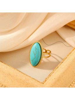 Salty Alpha - Men Elysian Turquoise Ring