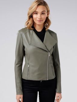 Forever New - Nina Collarless Biker