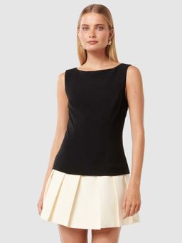Forever New - Zali Two-In-One Black Mini Dress