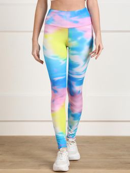 Rock Paper Scissors - Gym Tights - Multi-Color