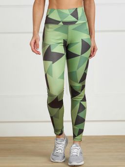 Rock Paper Scissors - Gym Tights - Green