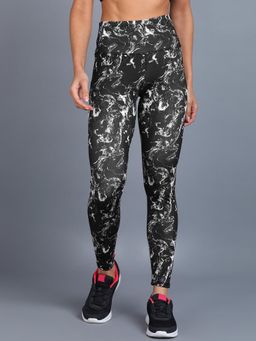 Rock Paper Scissors - Gym Tights - Black