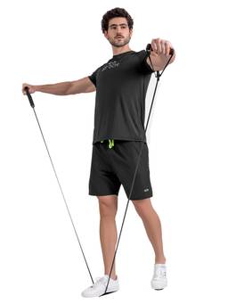STRCH - Fast As Flash Mens Double Layered Shorts - Black