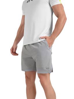 STRCH - Fast As Flash Mens Double Layered Shorts - Grey