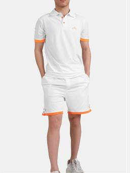 STRCH - Mens Nylon Quick Snap Shorts for Timeless Comfort - White
