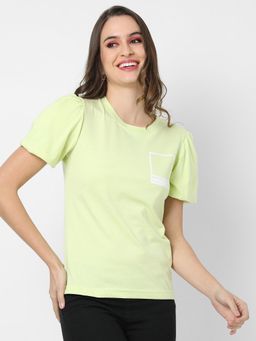 PINACOLADA - Women Hip Rose Solid Regular Top