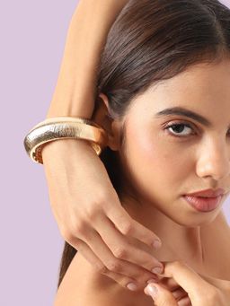 Sohi - Womens Minimal Bangle Bracelet - Gold