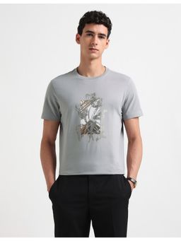 Arrow Newyork - Mens Graphic Printed Regular Fit T-Shirt