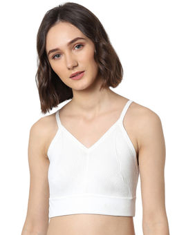 ONLY - Women Textured White Top