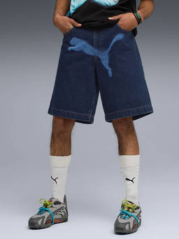 Puma - X A$AP ROCKY Men Baggy Fit Denim Shorts