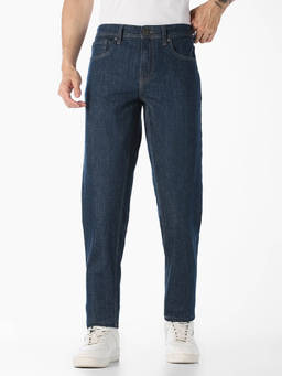 Jack & Jones - Men Blue Cotton Blend Jeans