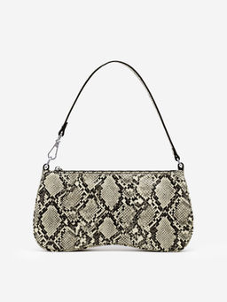 JW PEI - Eva Shoulder Handbag Natural Snake Embossed