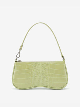 JW PEI - Eva Shoulder Handbag Sage Green Croc