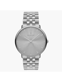 Nordgreen - Native 32mm Silver Crystal Sunray Dial with 5 Link Silver Strap