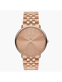Nordgreen - Native 32mm Rose Gold Crystal Sunray Dial with 5 Link Rose Gold Strap
