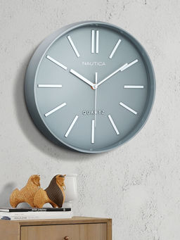 Nautica - Modern Wall Clock for Latest Stylish Home Matt Rim Grey