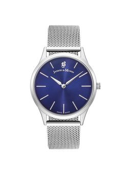 Jacques Du Manior - Emotion Swiss Made Analogue Blue Round Dial Womens Watch- Em.05