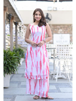 Rangpur - Pink Sequined Tye Die Set (Set of 2)