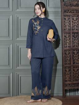 FFU - Women Navy Blue Co-ord Set
