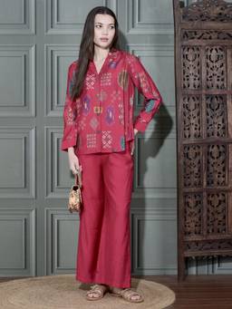 FFU - Women Magenta Co-ord Set
