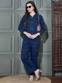 FFU - Women Navy Blue Co-ord Set