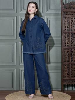 FFU - Women Navy Blue Co-ord Set