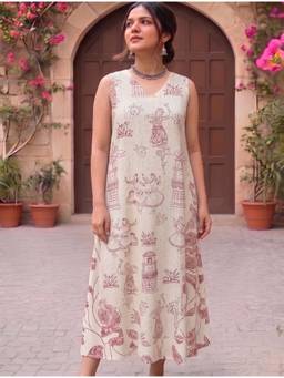 PIMU - V-Neck White Maxi Dress