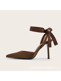 MISS MOSA BY AKANKSHA - Women Brown Arna Bow Stiletto Heels