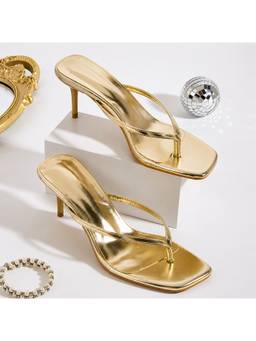 MISS MOSA BY AKANKSHA - Women Emry Stiletto Heels Gold