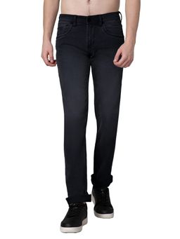 Cantabil - Men Grey Solid Stretchable Jeans