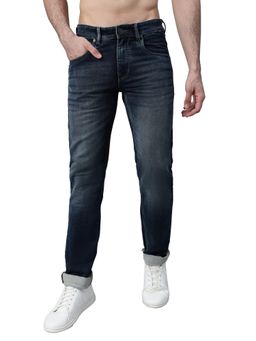 Cantabil - Men Blue Solid Stretchable Jeans