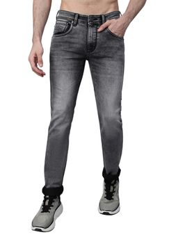 Cantabil - Men Black Solid Stretchable Jeans