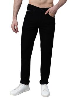 Cantabil - Men Black Solid Stretchable Jeans