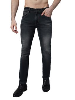 Cantabil - Men Grey Solid Stretchable Jeans