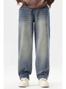 Off Duty India - Take It Easy Blue Baggy Jeans
