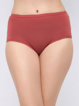 Clovia - Cotton High waist Outer elastic Hipster Panty (3XL)