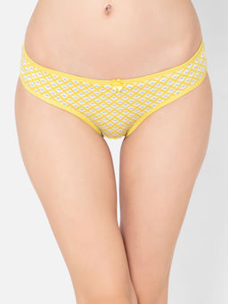 Clovia - Cotton Low waist Outer elastic Bikini Panty (L)