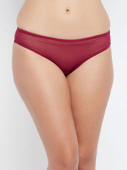 Clovia - Powernet Low waist Outer elastic Bikini Panty (2XL)