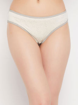 Clovia - Polyamide Low waist Outer elastic Bikini Panty (L)
