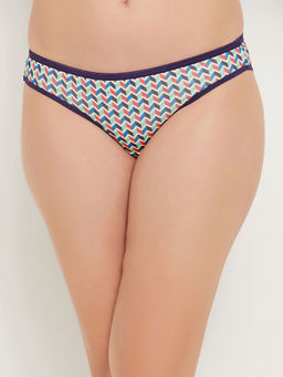 Clovia - Polyamide Low waist Outer elastic Bikini Panty (L)