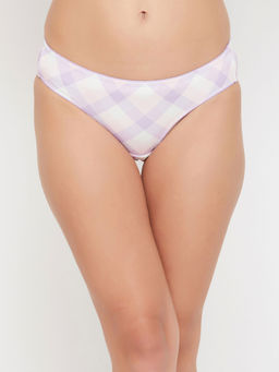 Clovia - Polyamide Low waist Outer elastic Bikini Panty (L)