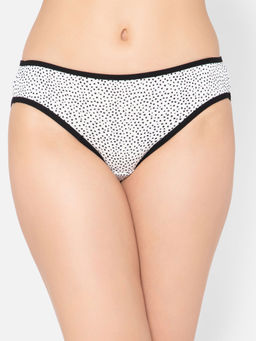 Clovia - Polyamide Low waist Outer elastic Bikini Panty (L)