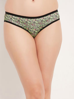 Clovia - Polyamide Low waist Outer elastic Bikini Panty (L)