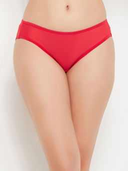 Clovia - Polyamide Low waist Outer elastic Bikini Panty (L)