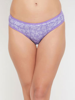 Clovia - Polyamide Low waist Outer elastic Bikini Panty (L)