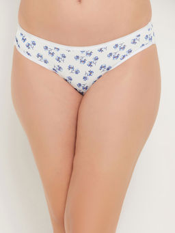 Clovia - Polyamide Low waist Outer elastic Bikini Panty (L)