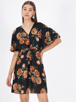 Kibo - Black Polyester Dress