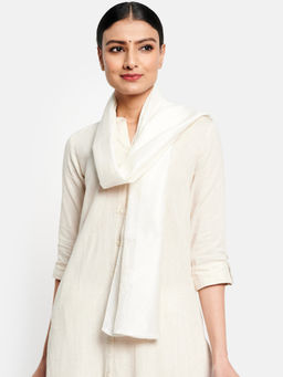 Fabindia - Cotton Silk Chikankari Stole