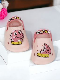 Lil Lollipop - Unisex Cartoon Applique Anti Slip Clogs Pink