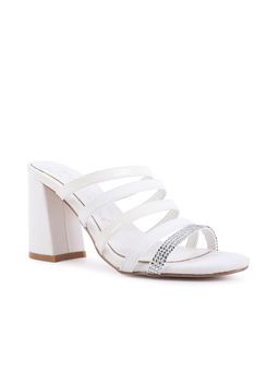 London Rag - Embellished White Heels